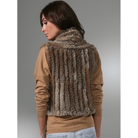 Marc by Marc Jacobs rabbit fur vest - Picture 2 of 4